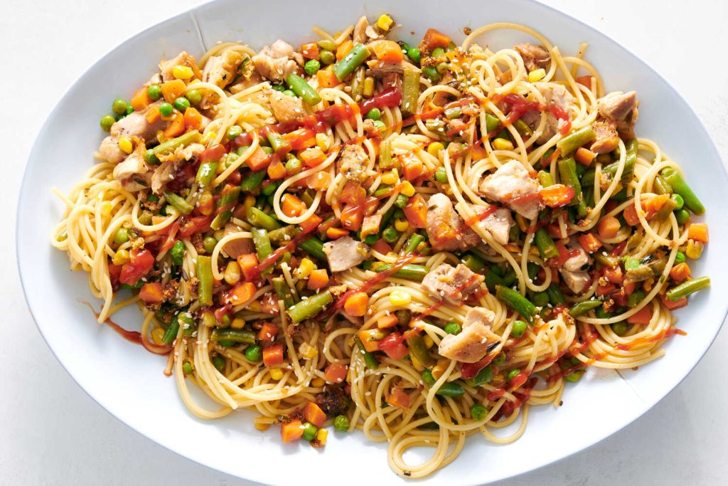 Spaghetti Stir fried