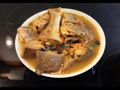 Croaker fish pepper soup
